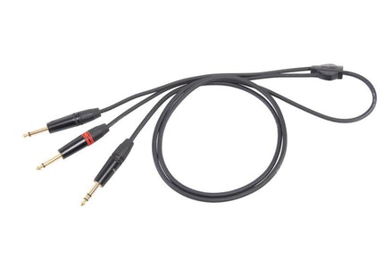 DH ONEHERO Series Insert cable Ø 6.5 mm stereo jack - 2 * 6.3 mm mono jack. DHS540LU