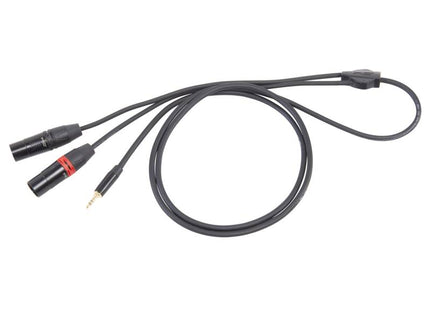 DH ONEHERO Series stereo cable Ø 3.5 mm stereo jack - 2 * 3P male XLR DHS595LU