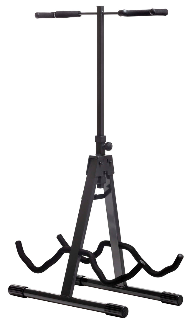 Proel Stage Double stand with universal arms and neck protection collar for electric and classic/acoustic bass/guitar FC820