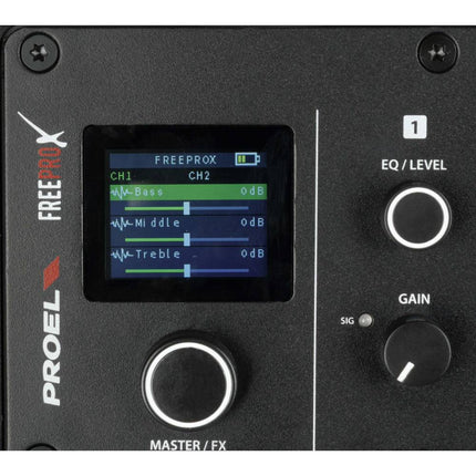Proel Sound systems FREE PRO X All in one battery powered PA system with APP control