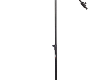 Proel Stage Professional large dimension microphone stand with telescopic boom large and Ø 50 mm swivel castors with brake PRO400