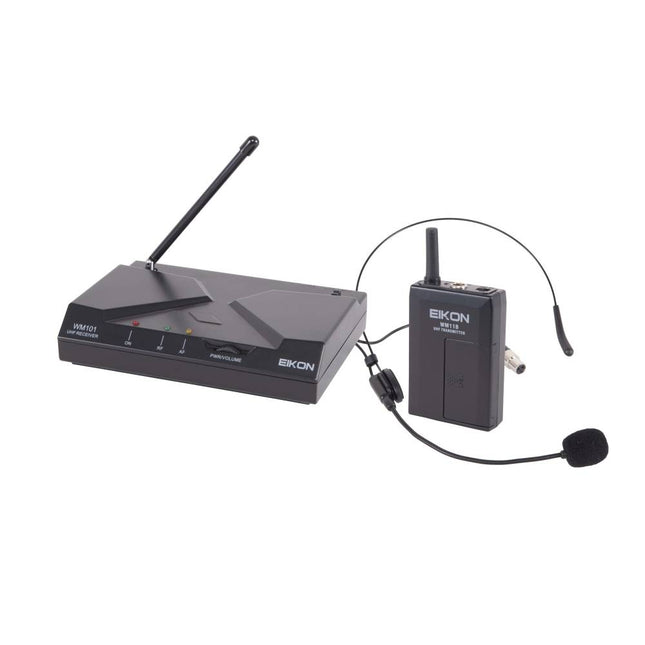 Eikon wireless microphone is a UHF fixed frequency system WM101