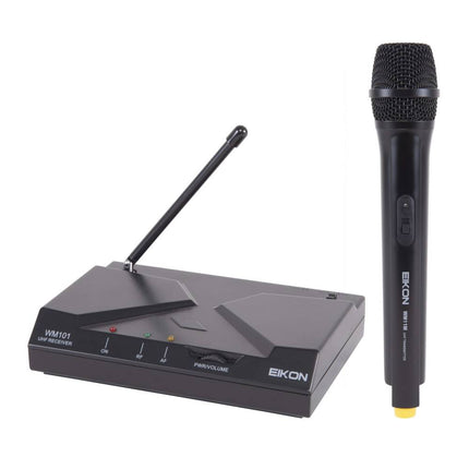 Eikon wireless microphone is a UHF fixed frequency system WM101