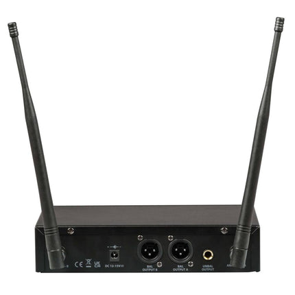 Eikon UHF diversity PLL dual CH professional wireless microphone WM900