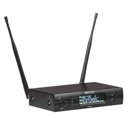 Eikon UHF diversity PLL dual CH professional wireless microphone WM900