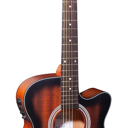 Brunswick Advanced Stage Guitar - Tobacco Burst Satin BTK50TB