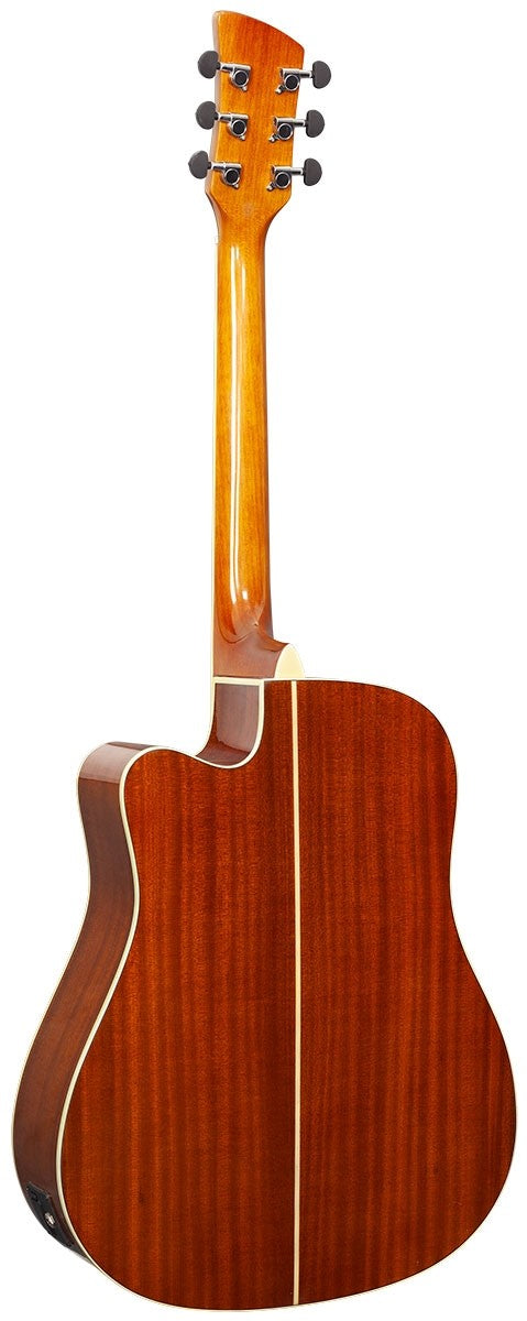Brunswick Dreadnought Cutaway Electro - Natural Gloss BD200CE