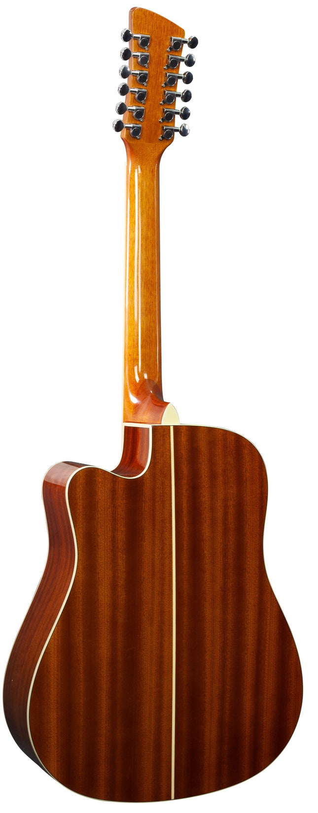 Brunswick Dreadnought Cutaway 12 String - Natural Gloss BD20012