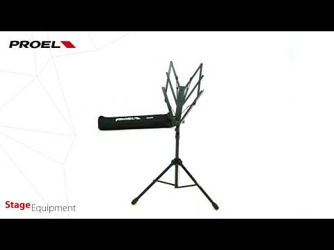 Proel Stage Professional sturdy steel tube music stand RSM600