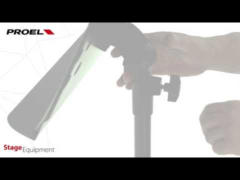 Proel Stage Professional music stand with perforated orientable music holder RSM360